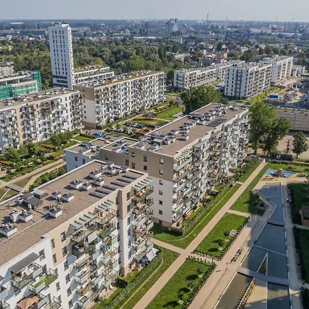 Nowa Letnica Apartments With Sauna & Gym & Kids Play In Gdansk By Noclegi Renters Exterior photo