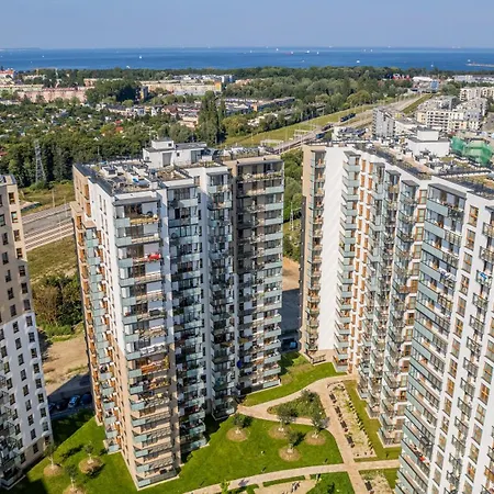 Nowa Letnica Apartments With Sauna & Gym & Kids Play In Gdansk By Noclegi Renters Exterior photo