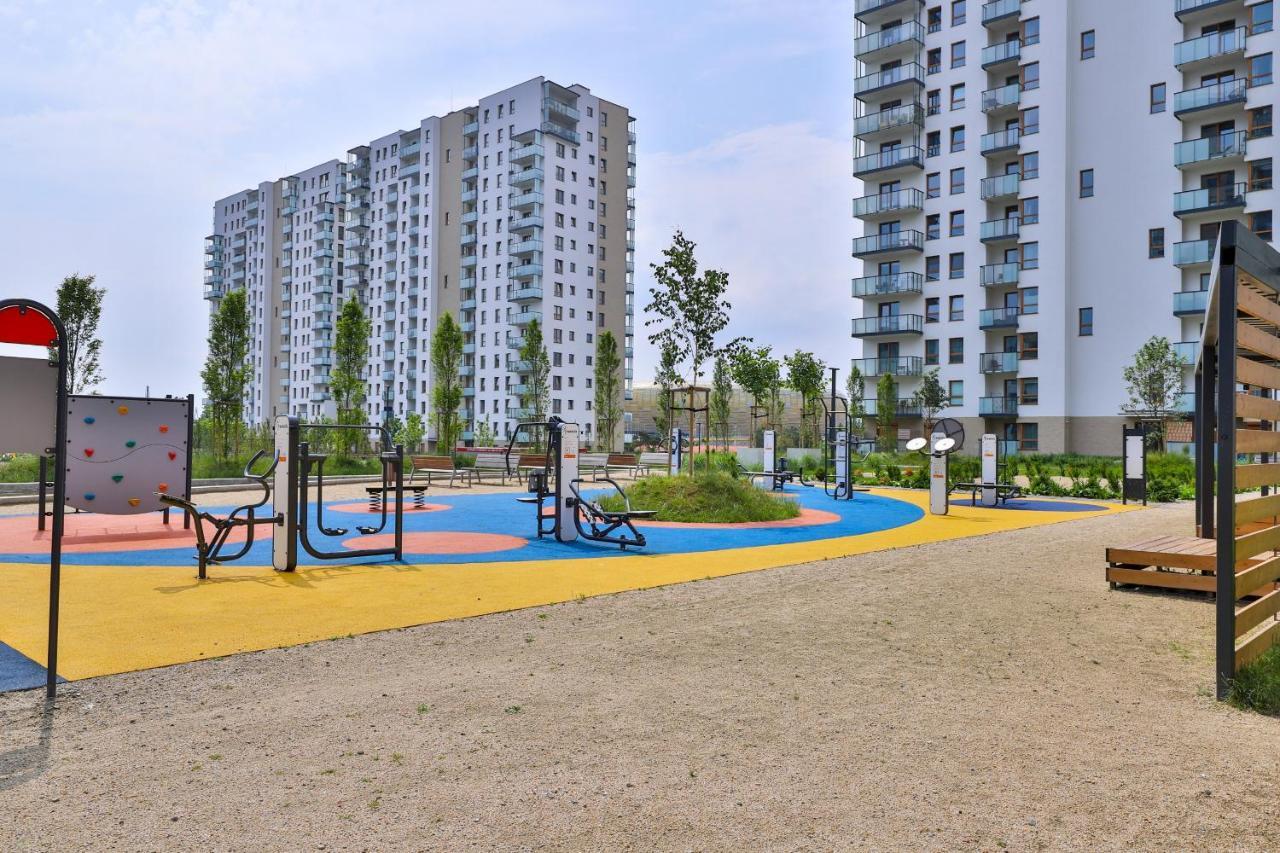 Apartment Nowa Letnica With Sauna & Gym & Kids Play In By Renters *